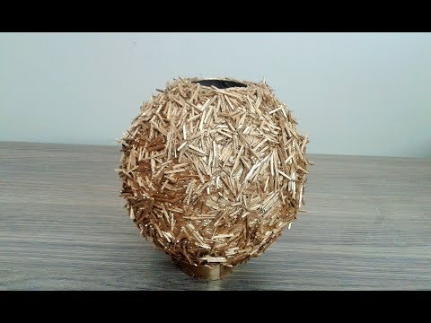 How to make Paper Vase DIY Craft