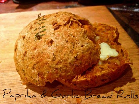 How to make Paprika &amp;amp; Garlic Bread Rolls  - Stop Motion Cookery