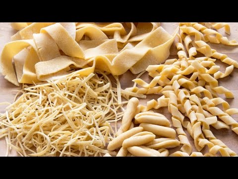 How to make Pasta Shapes at Home (e.g. Tagliatelle, Fusilli, Farfalle)