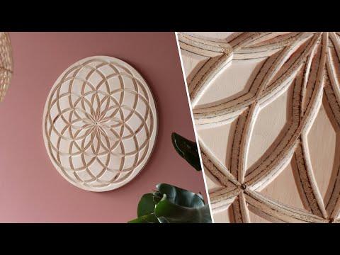 How to make Plywood Mandala carving without CNC