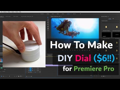 How to make Premiere Pro Dial DIY ($6 / Easy / Fast / Useful) video edit tool