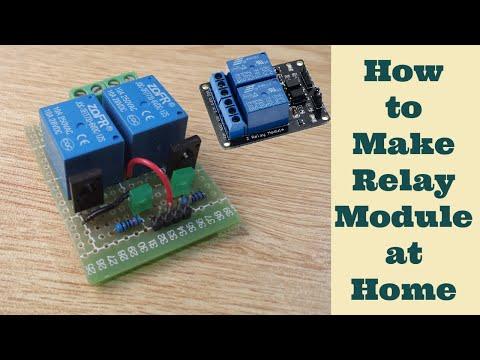 How to make Relay module at home for Arduino | Home made Relay Module