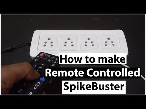 How to make Remote Controlled Spike Buster or Switch Board using Arduino Uno or Atmega328P-PU