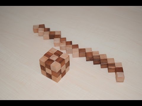 How to make SNAKE CUBE  good brain teaser