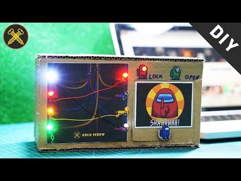 How to make Security Box following Among Us Game - Electrical Wiring Task