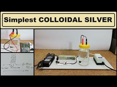 How to make Simplest Colloidal Silver Generator