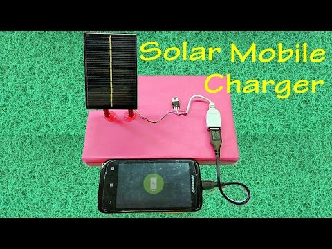 How to make Solar Mobile Phone Charger | USB Smartphone Charger |