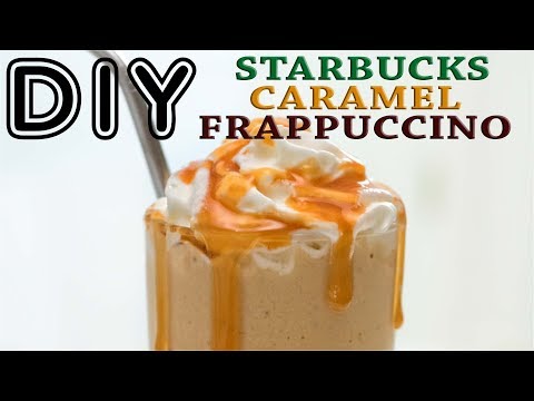 How to make Starbucks Caramel Frappuccino.   Recipe that works!