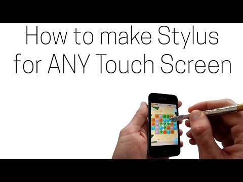 How to make Stylus Pen for any touch screen &amp;bull; No Cost