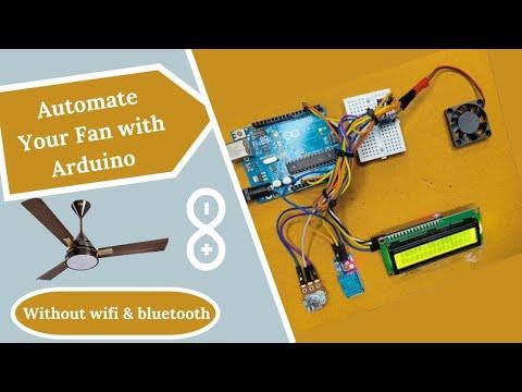 How to make Temperature Controlled Fan Using Arduino and DHT11 | Arduino Project | Automatic fan