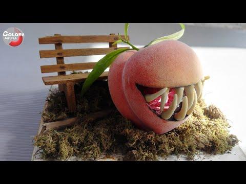 How to make Venom Peach Diorama | Halloween Decoration Idea.