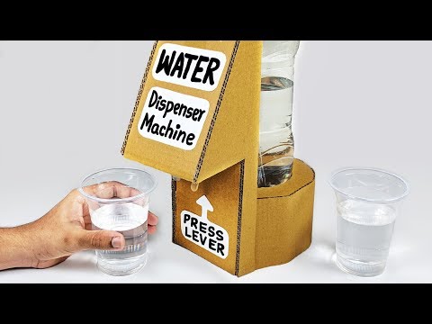 How to make WATER Dispenser Machine from Cardboard DIY