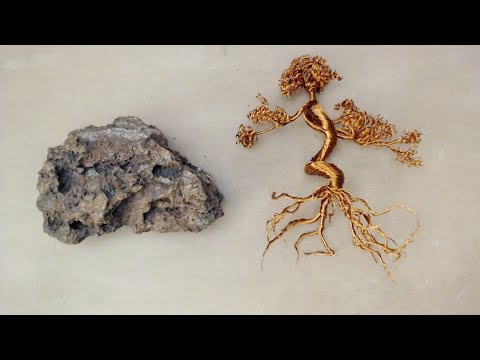 How to make Wire Tree on Rock