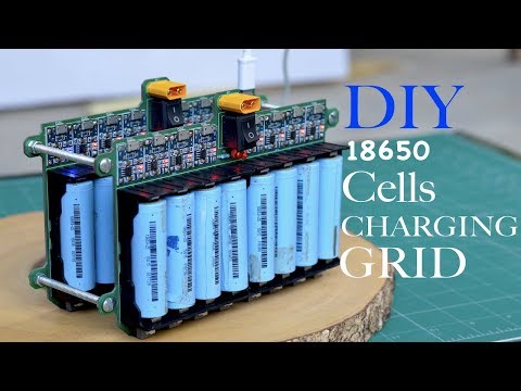 How to make a 18650 Cells Charging Grid