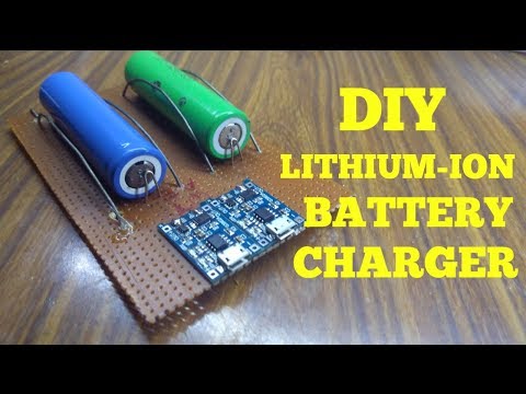 How to make a 18650 lithium-ion battery charger