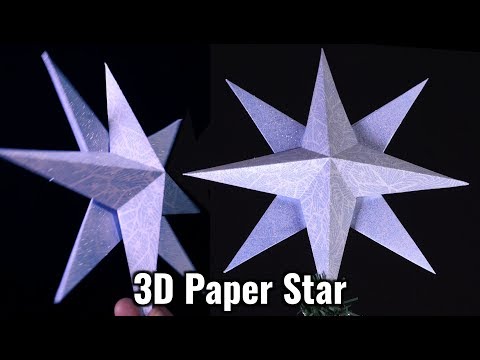 How to make a 3D Paper Star