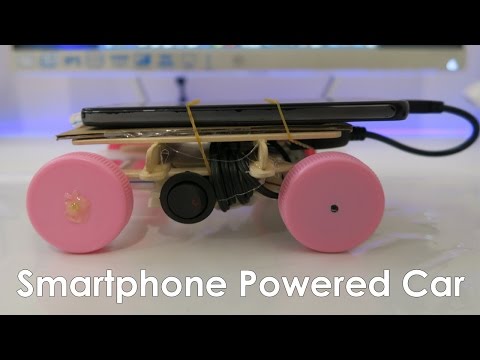 How to make a Car Powered by Smartphone - Very Simple - Final