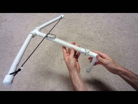 How to make a Crossbow - PVC Crossbow