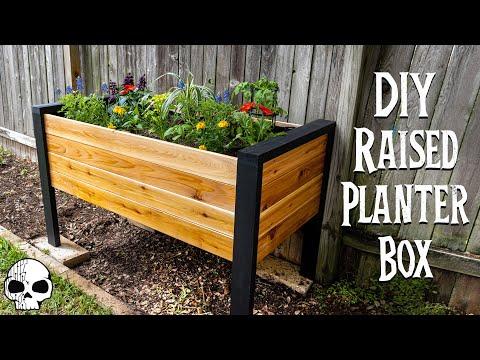 How to make a DIY Raised Planter Box