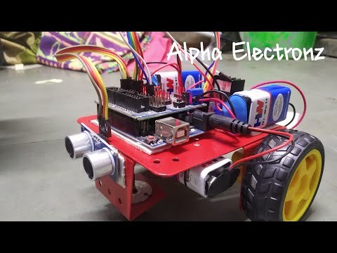 How to make a DIY obstacle avoiding car at home #arduino #obstacle #ultrasonic #rover #diyproject