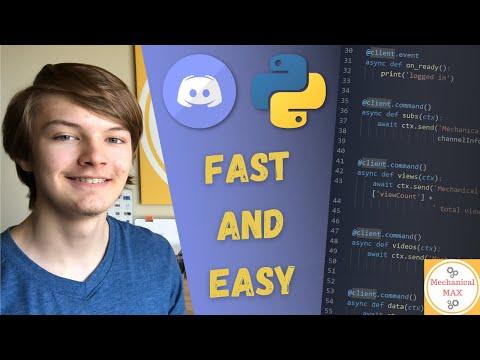 How to make a Discord Bot Tutorial Python No Coding Experience Needed