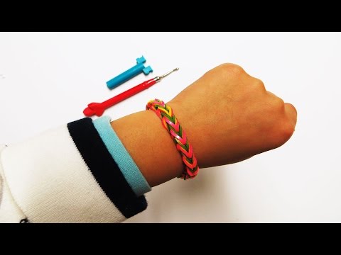 How to make a Fishtail Rainbow Loom Bracelet