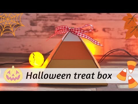 How to make a Halloween treat box + FREE TEMPLATE