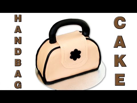 How to make a Handbag Cake, Really Easy Tutorial Video