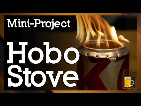 How to make a Hobo Stove (Soda Can Stove)