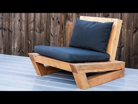 How to make a MODERN outdoor chair collapsible