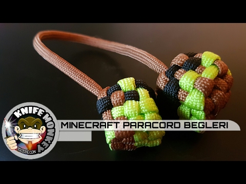 How to make a Minecraft Themed Paracord Begleri