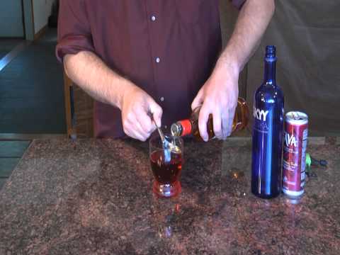 How to make a Molten Tava Flaming Mixed Drink