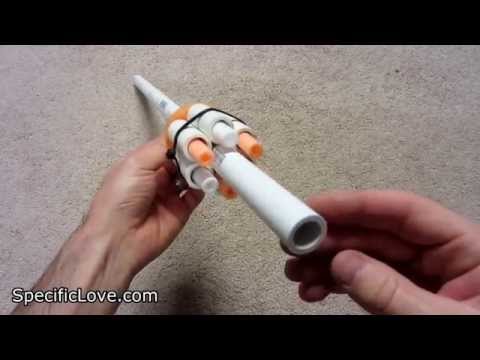 How to make a Nerf Blowgun with PVC - Simple and Easy