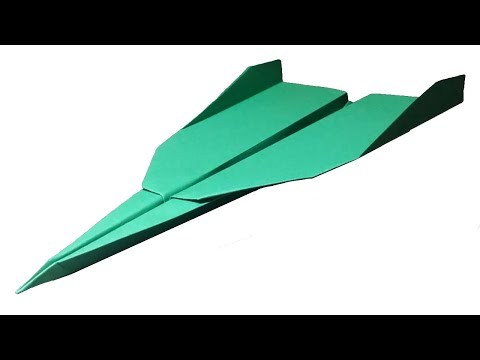 How to make a Paper Airplane jet - Fighter paper planes - BEST paper airplanes that FLY FAR