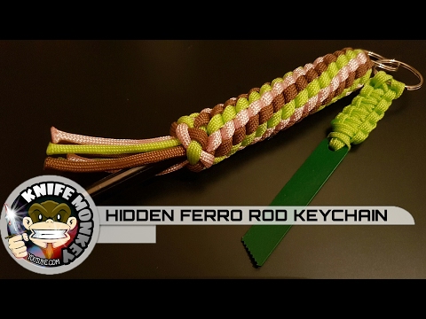 How to make a Paracord Secret Compartment/Ferro Rod Key Chain