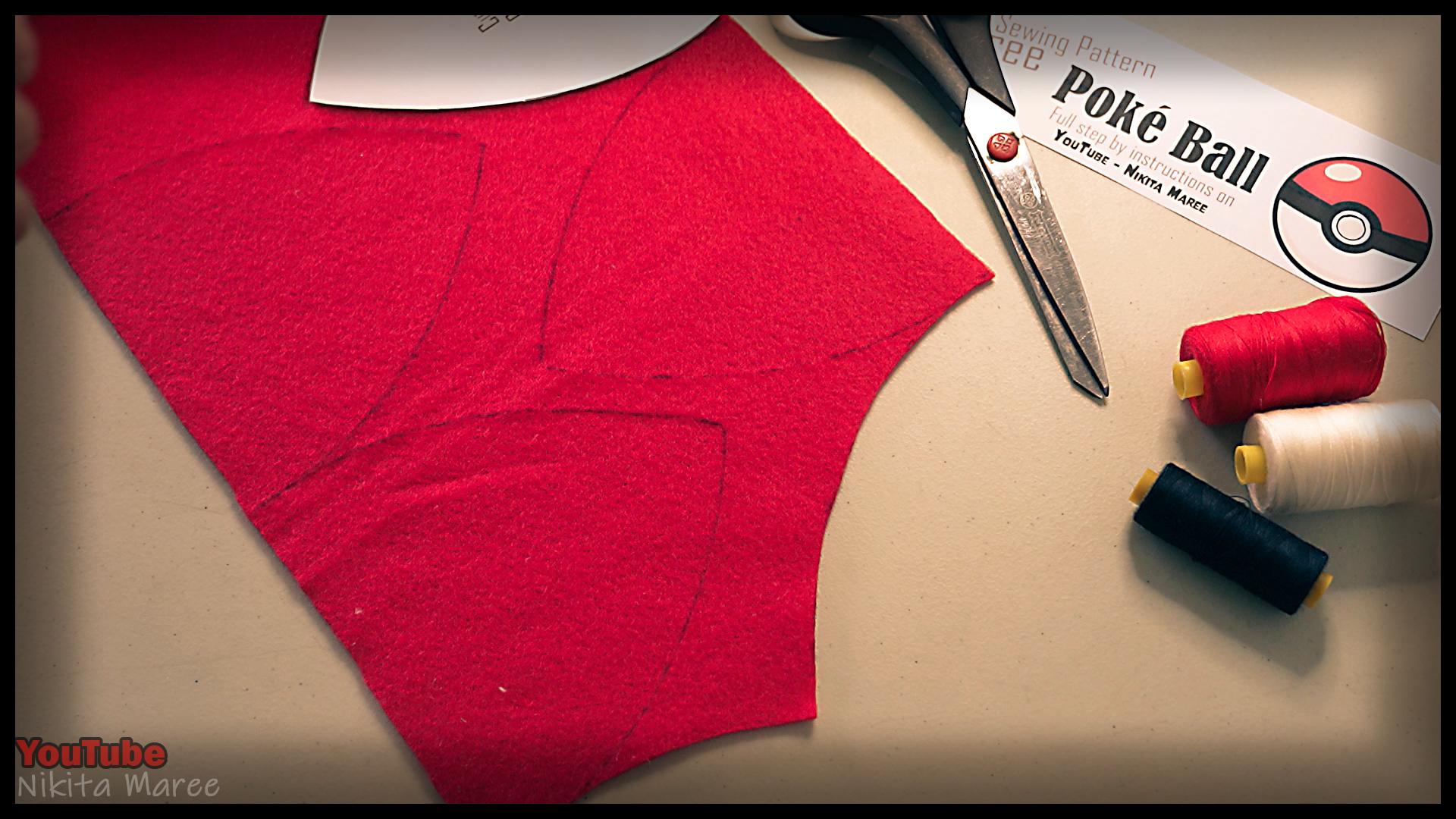 How to make a Poke Ball. DIY pokemon tutorial. Make your pokeball (5).jpg