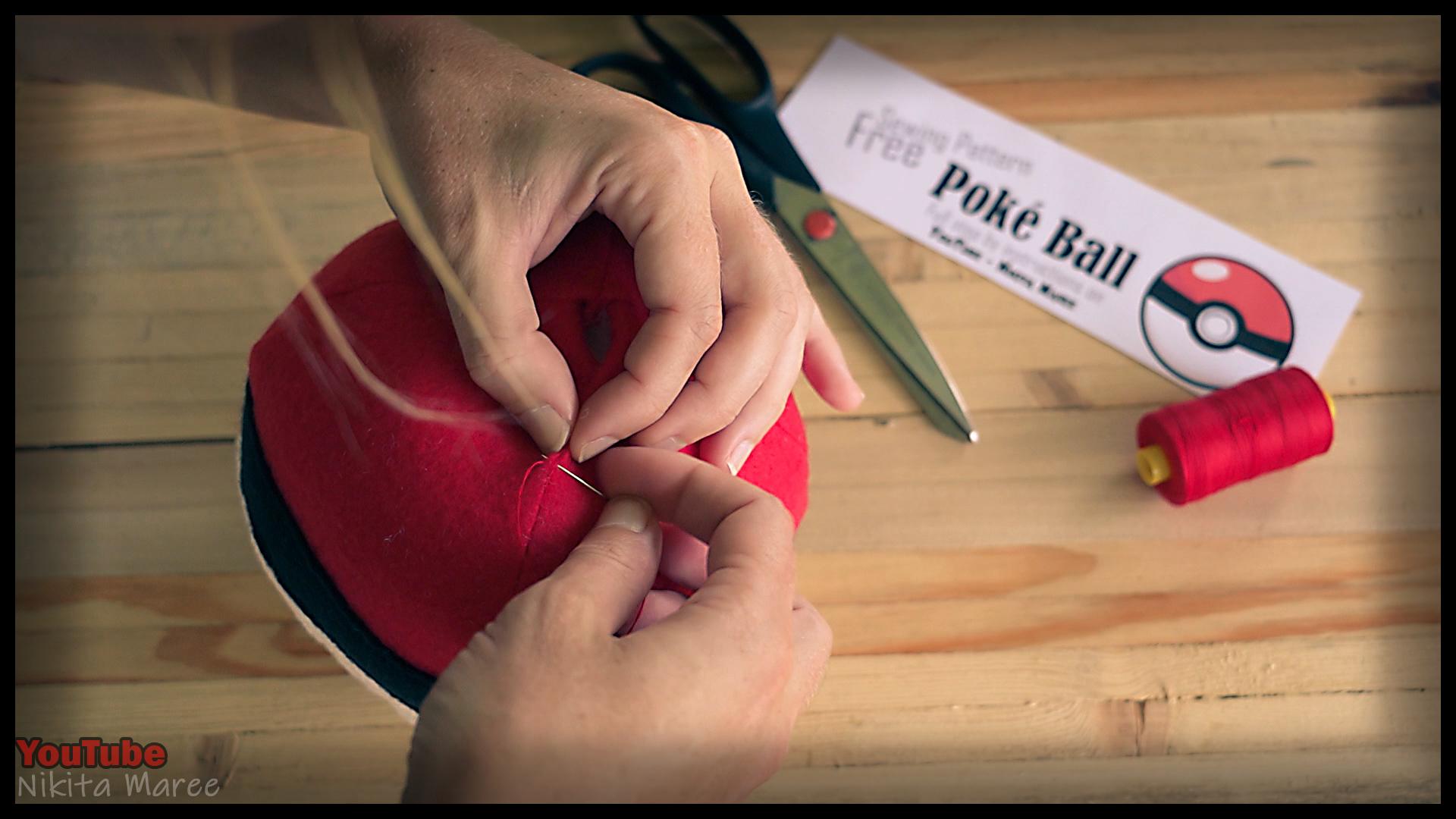 How to make a Poke Ball. DIY pokemon tutorial. Make your pokeball (54).jpg
