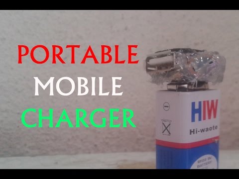 How to make a Portable USB charger using a 9v battery