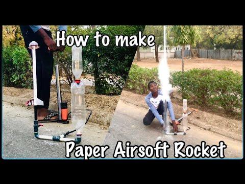 How to make a Powerful Airsoft Rocket with parachute
