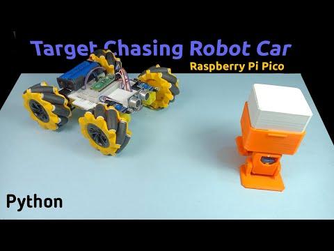 How to make a Target Chasing Robot Car using *Raspberry Pi Pico*