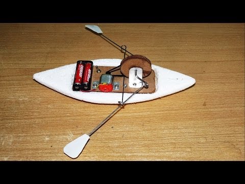 How to make a Toy Rowing Boat