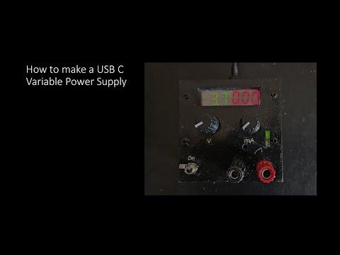How to make a USB C Based Lab Power Supply