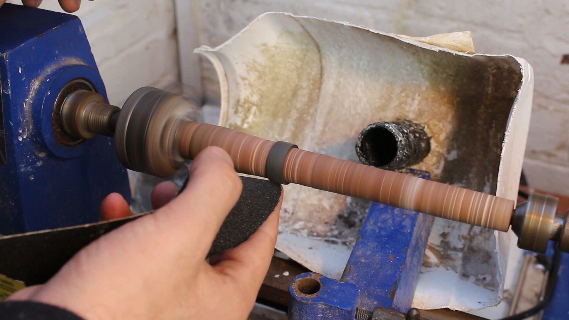 How to make a Wood &amp; Hammered silver ring 10.bmp