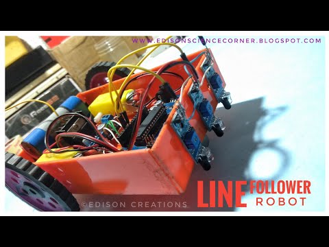 How to make a arduino line follower robot with adjustable speed