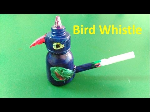 How to make a bird whistle (water whistle) at home