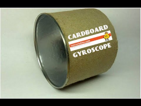 How to make a cardboard gyroscope!