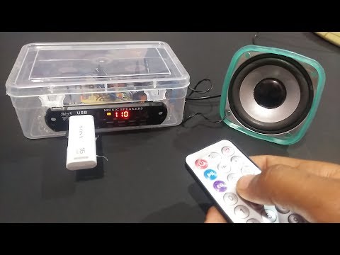 How to make a cheapest Mp3 Music Player @Rs200 ||with hi-fi sound speaker