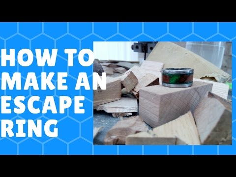 How to make a custom escape ring and ring box | handmade ring