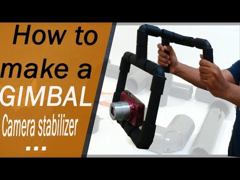 How to make a gimbal camera stabilizer + GIVEAWAY !