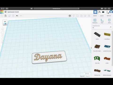 How to make a key chain in Tinkercad